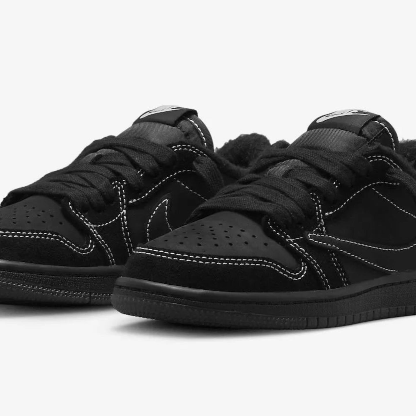 Air Jordan 1 Low "Black Phantom" X Travis Scott