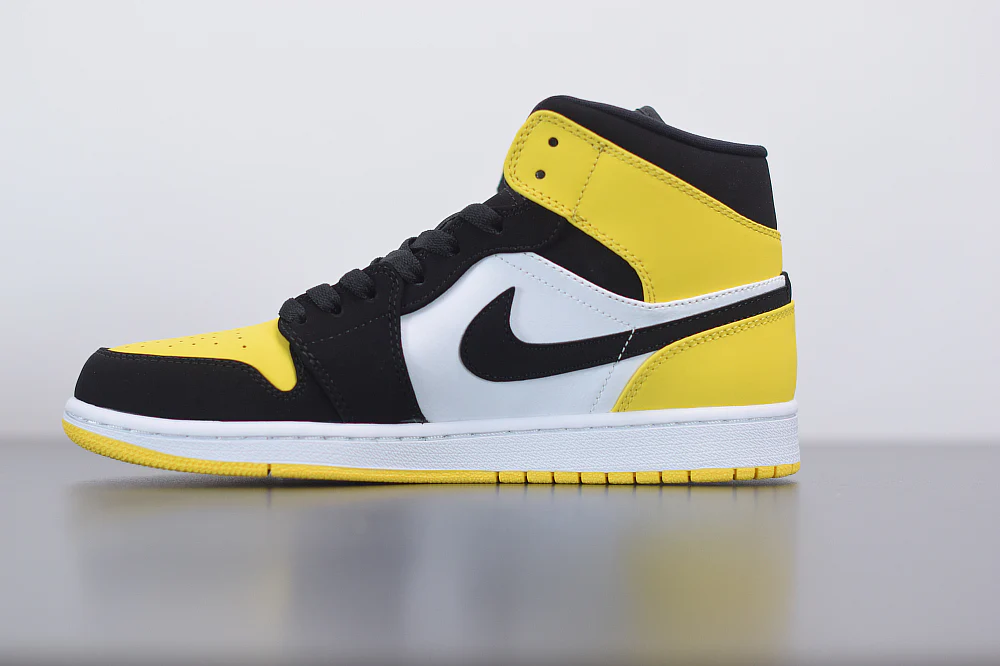 Jordan fashion mid yellow